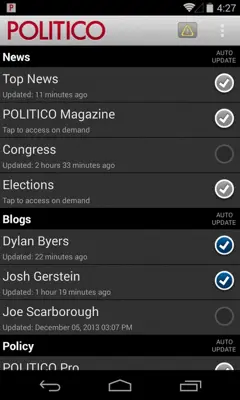 POLITICO android App screenshot 5